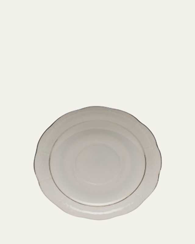 Platinum Edge Saucer